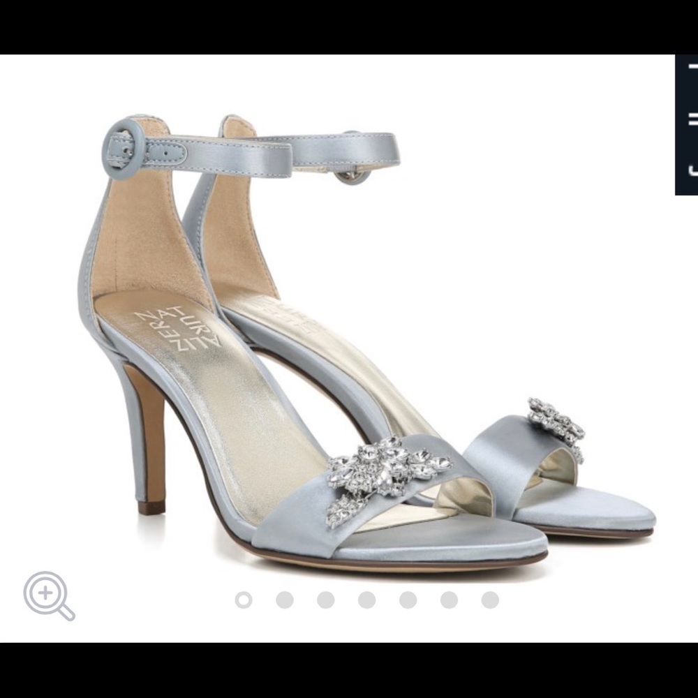 Naturalizer Kinsley 3, Light Blue Satin,   Sz 8.5W